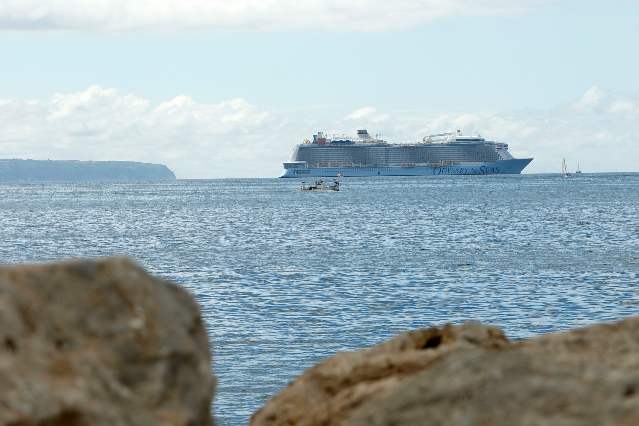 Kreuzfahrt: Ein Schiff musste einen Zwischenstopp in der Bucht vor Mallorca einlegen.