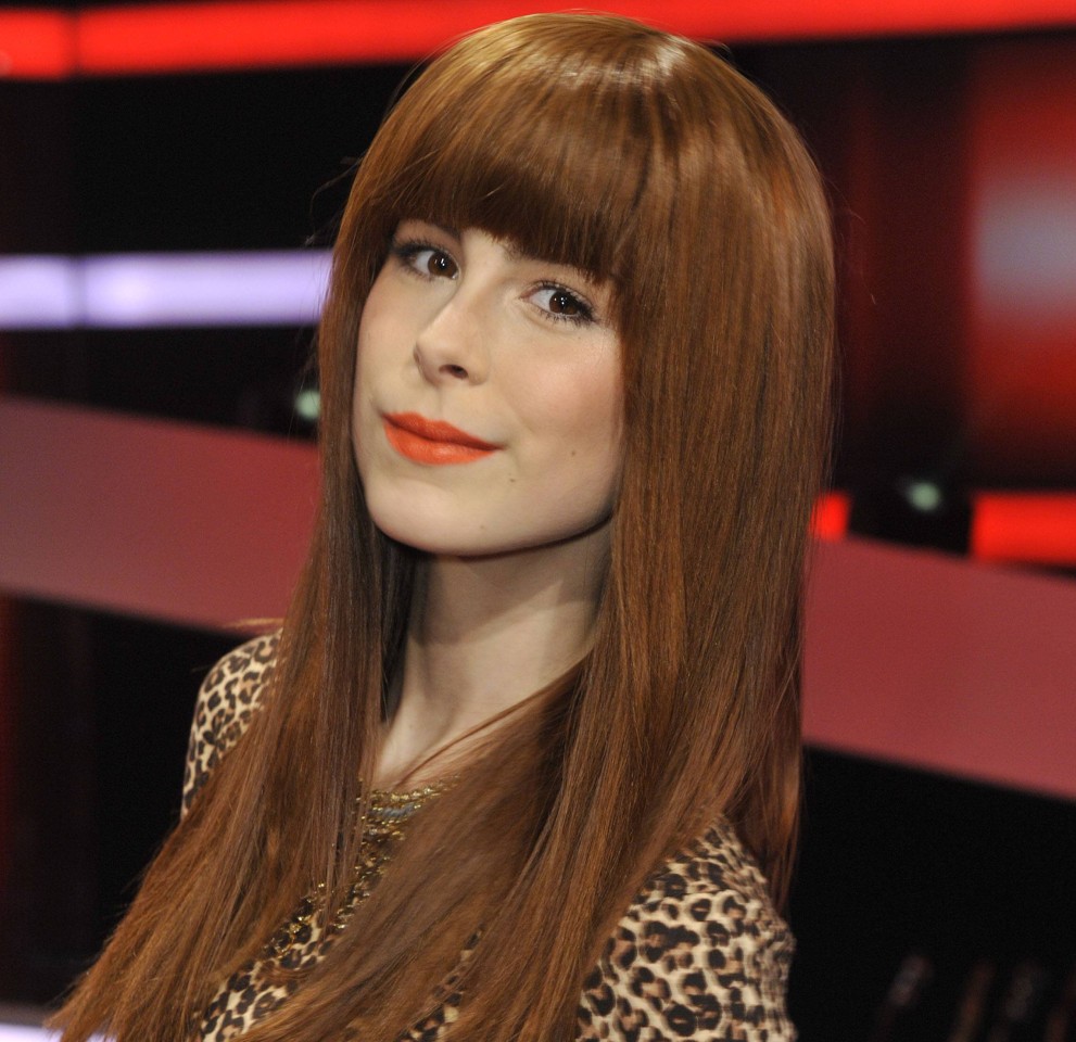 Schon 2014 trug Lena Meyer-Landrut am „The Voice Kids“-Set einen Pony.