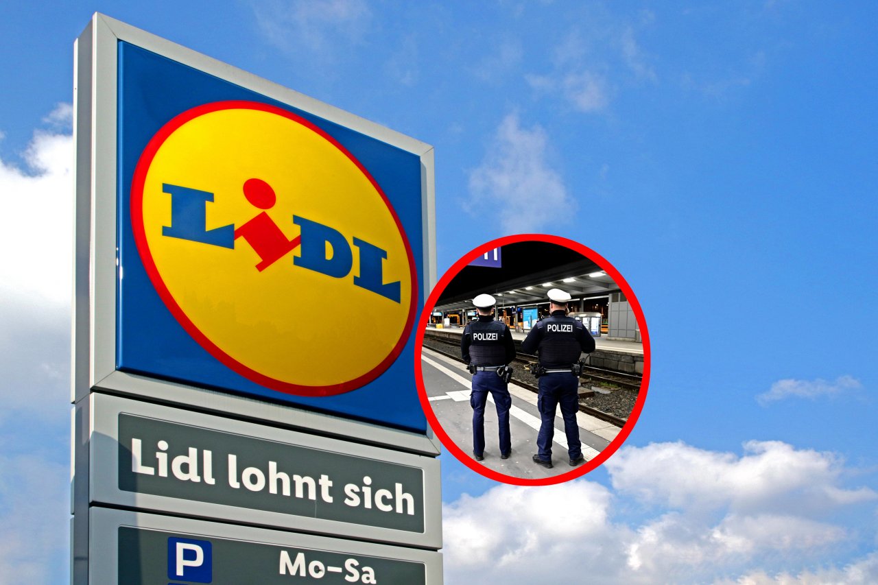 Lidl in Essen Wegen 2EuroProdukt! Dieb greift SecurityMann an