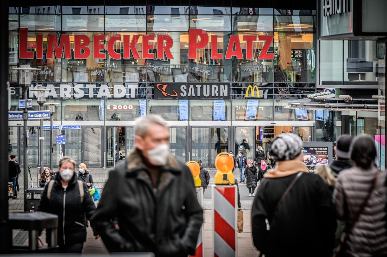 Limbecker Platz in Essen: Es gibt neue Regeln beim Einkaufen. (Symbolbild)