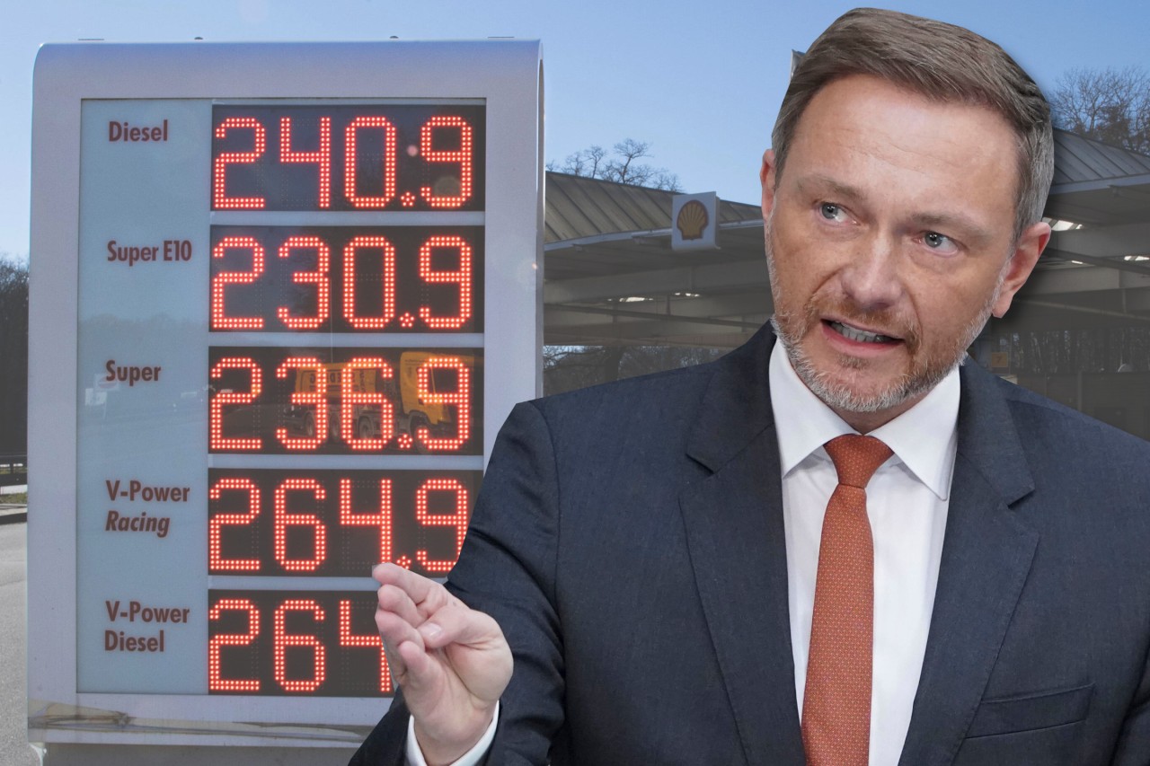 Die Spritpreise in Deutschland steigen immer weiter: Hier die Preistafel an einer Tankstelle in Hannover Wülfelrode. Wann unternimmt Finanzminister Christian Lindner etwas? 