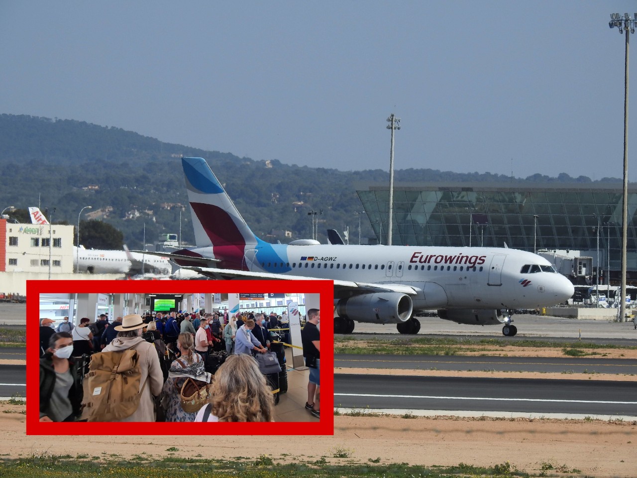 Am Flughafen Palma de Mallorca musste am Freitag ein Flieger notlanden. Plötzlich liefen die Menschen über die Landebahn. (Archivbild)