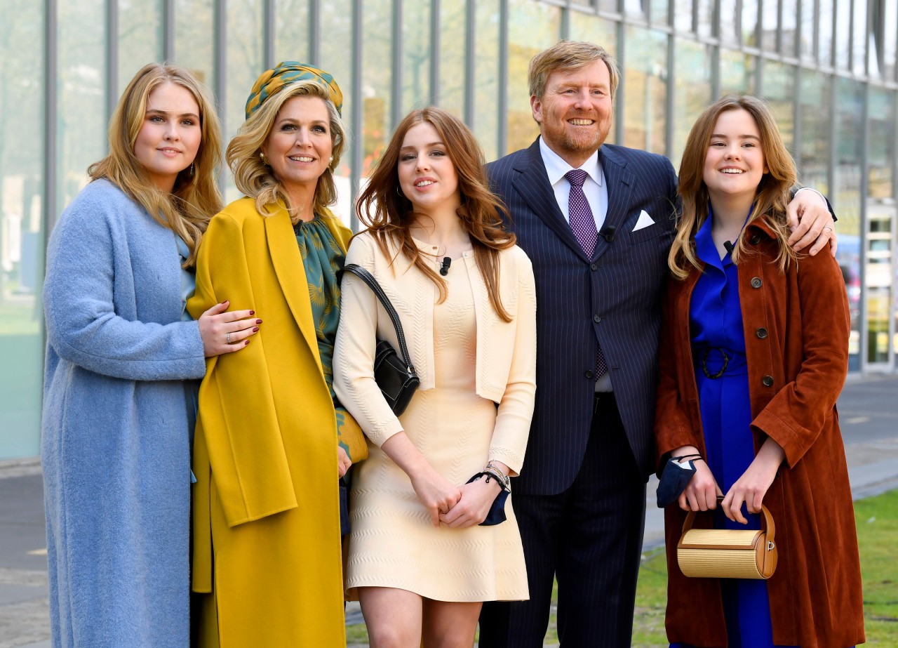 Die holländische Königsfamilie.