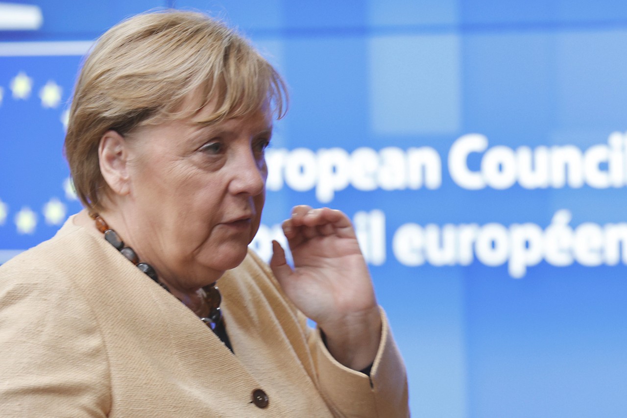 Angela Merkel bei ihrem wohl letzten EU-Gipfel. 