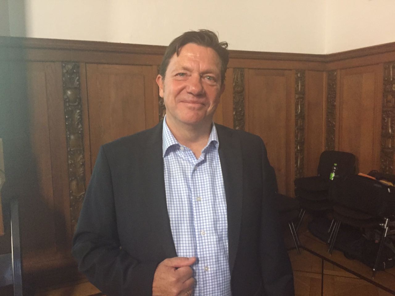 Gerhard Meyer will in Duisburg Oberbürgermeister werden.