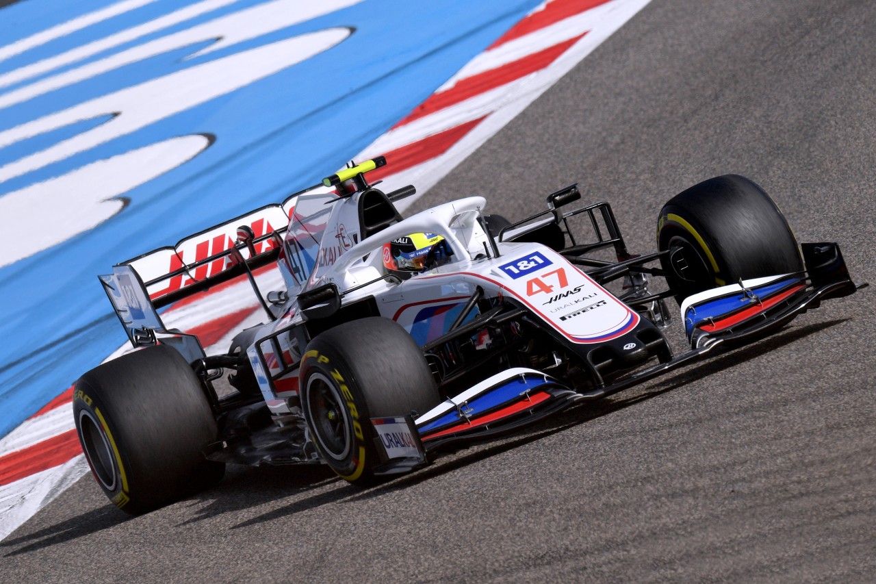 Mick Schumacher im Haas-F1-Wagen.