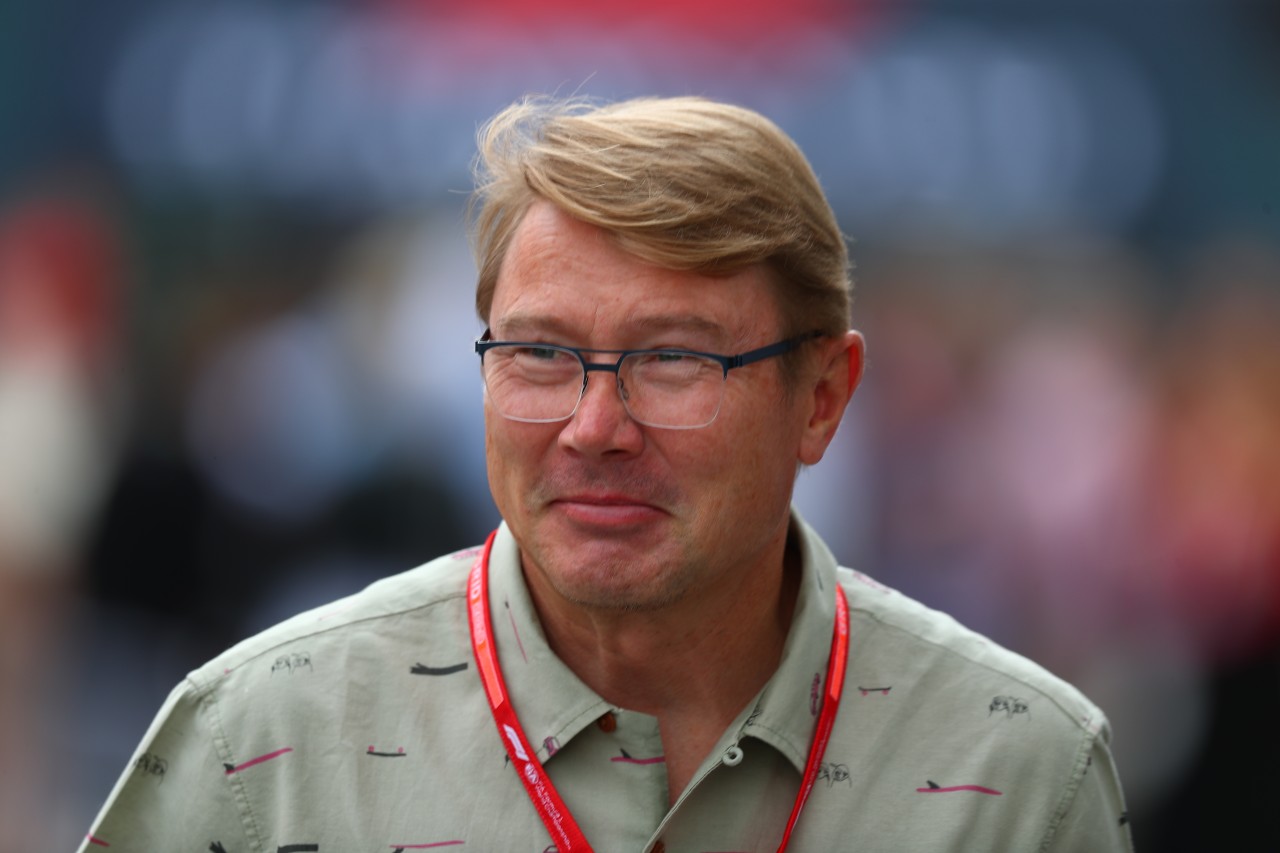 Mika Häkkinen nimmt am Race of Champions teil.