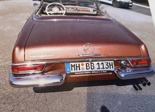 Hast du diesen Mercedes-Oldtimer aus Mülheim gesehen?