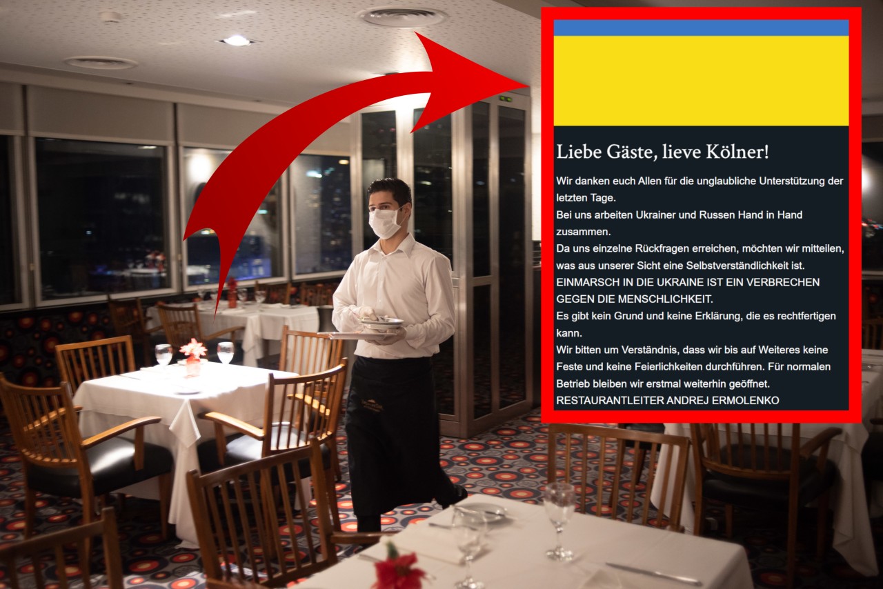 NRW: Ein russisches Restaurant reagierte emotional auf einen Gast. (Symbolbild)