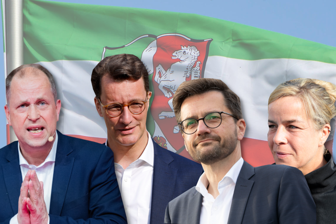 Spannende NRW-Wahl 2022. 