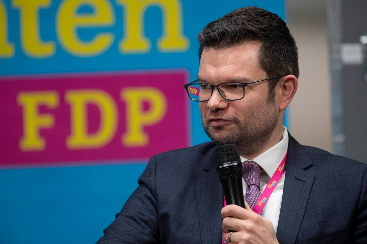 NRW-Wahl 2022: Bundesjustizminister Marco Buschmann (FDP) war zu Gast in Oberhausen. 