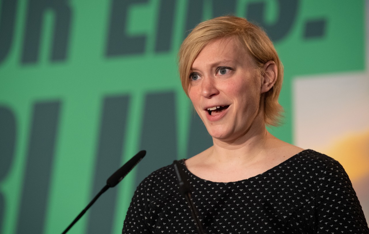 Nina Stahr, die Landesvorsitzende von Bündnis 90/Die Grünen in Berlin, wurde frisch in den Bundestag gewählt. 