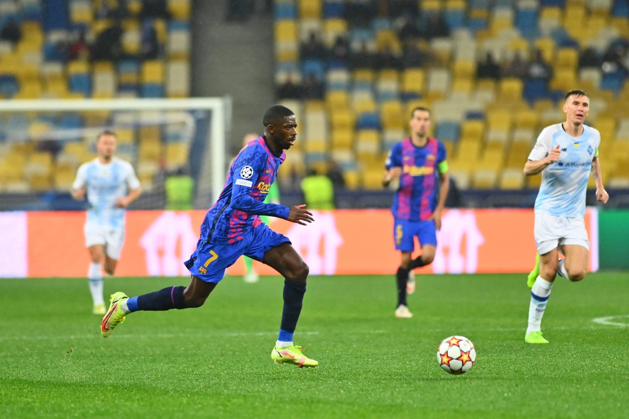 Ex-BVB-Star Ousmane Dembele konnte seine hohen Erwartungen beim FC Barcelona noch nicht gerecht werden.