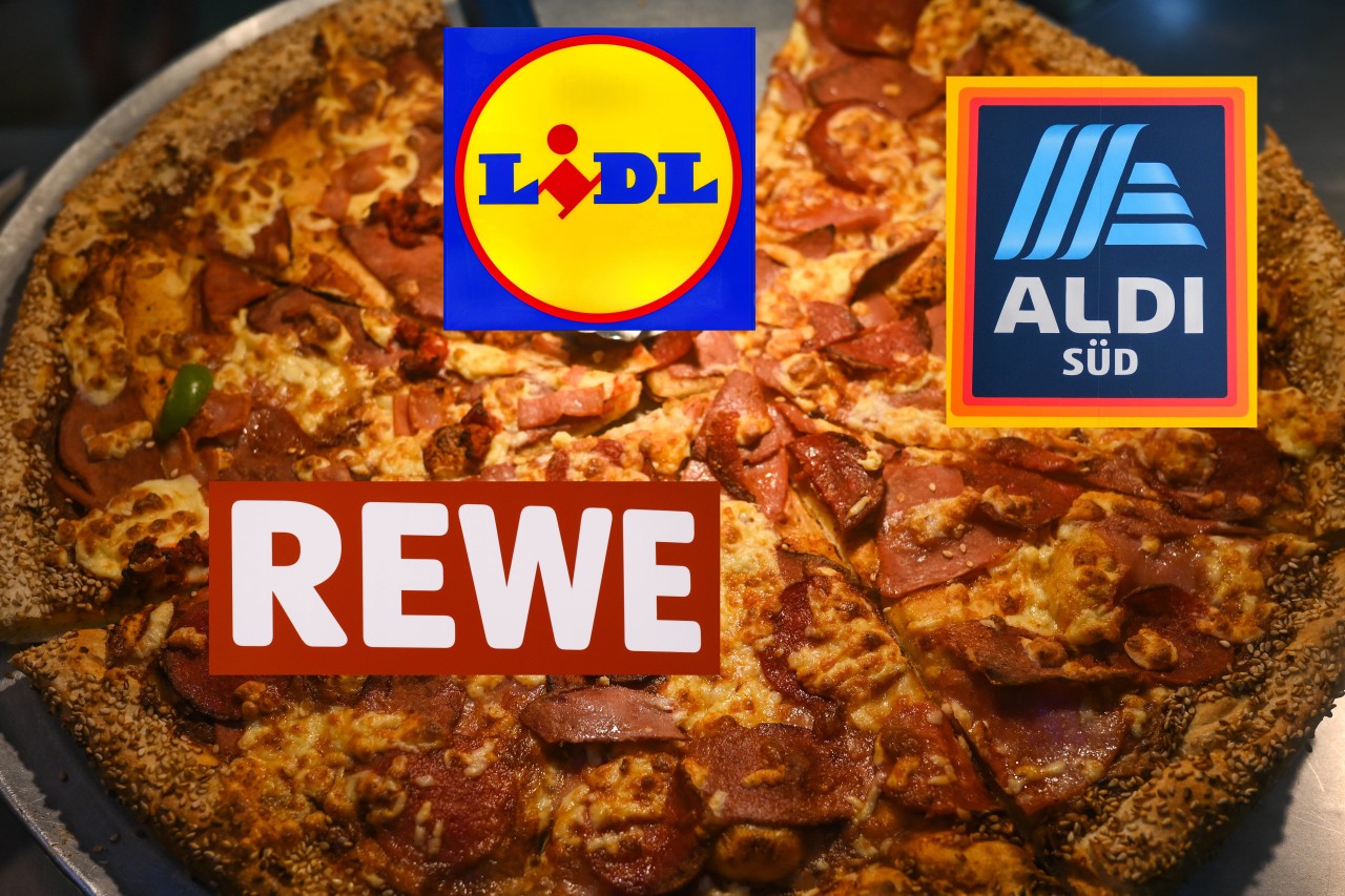 Bei Aldi, Lidl, Rewe und Co. gibt es bald eine kuriose neue Pizza-Kreation zu kaufen. (Symbolbild)