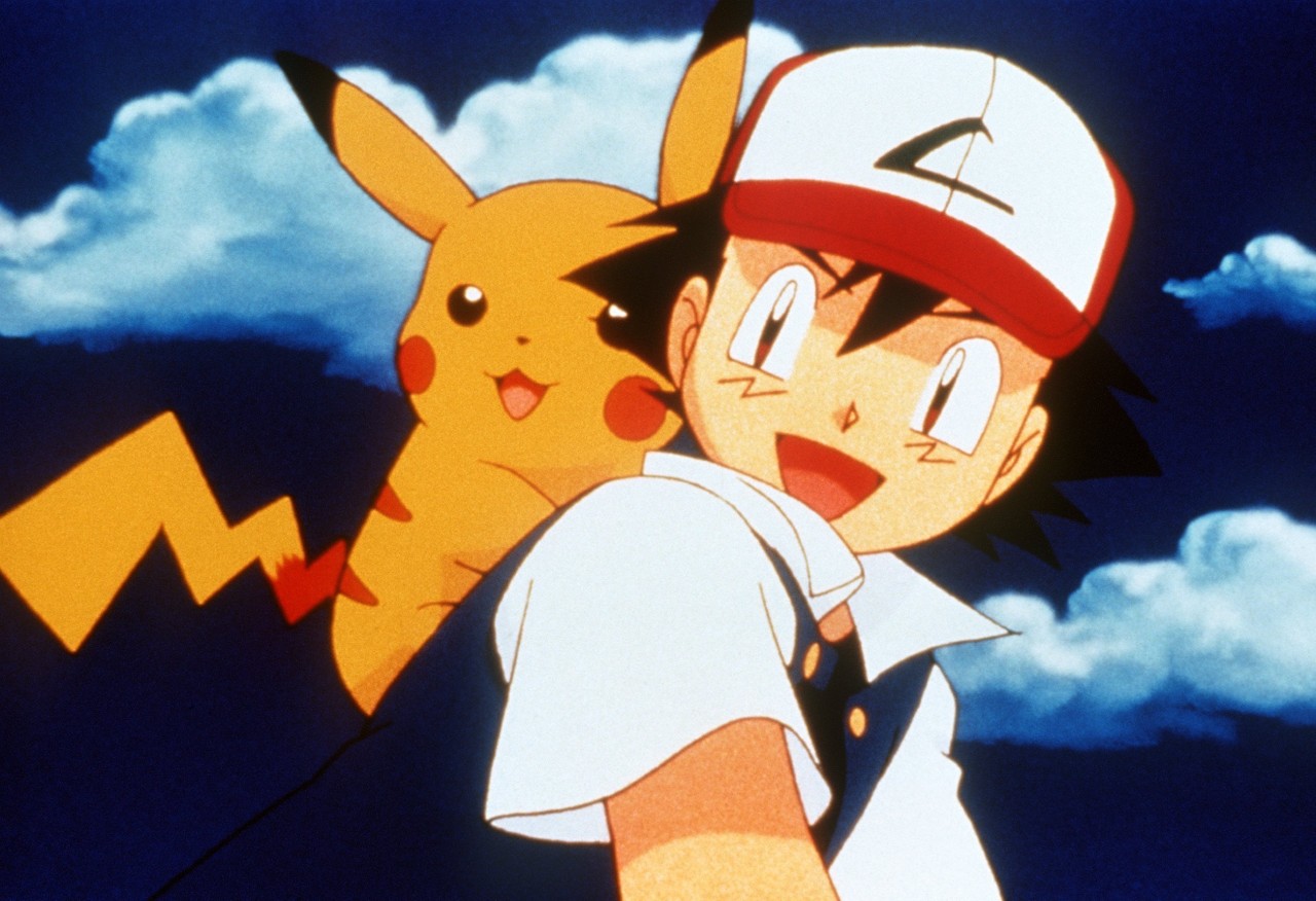 Pikachu mit seinem Pokémon-Trainer Ash Ketchum