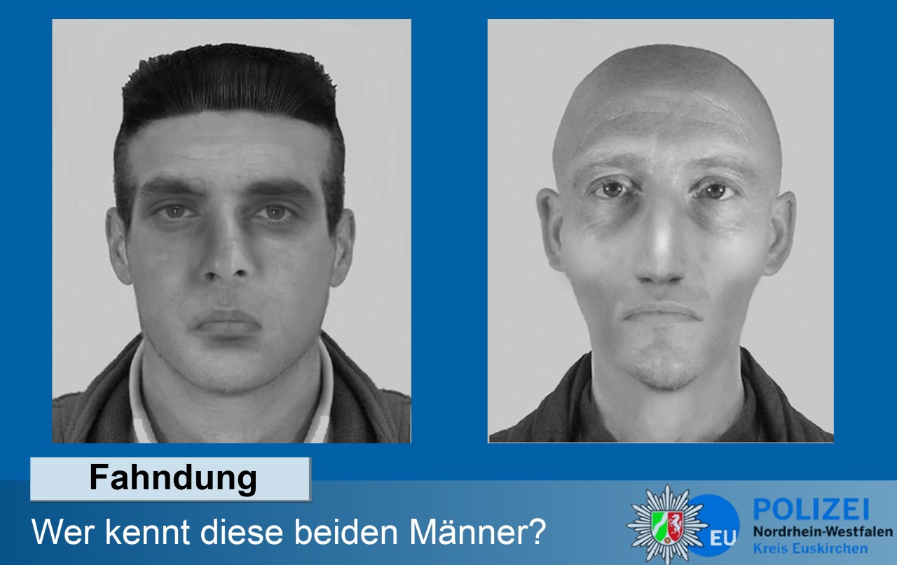 Die Polizei Euskirchen fragt: Wer kennt diese beiden Männer?