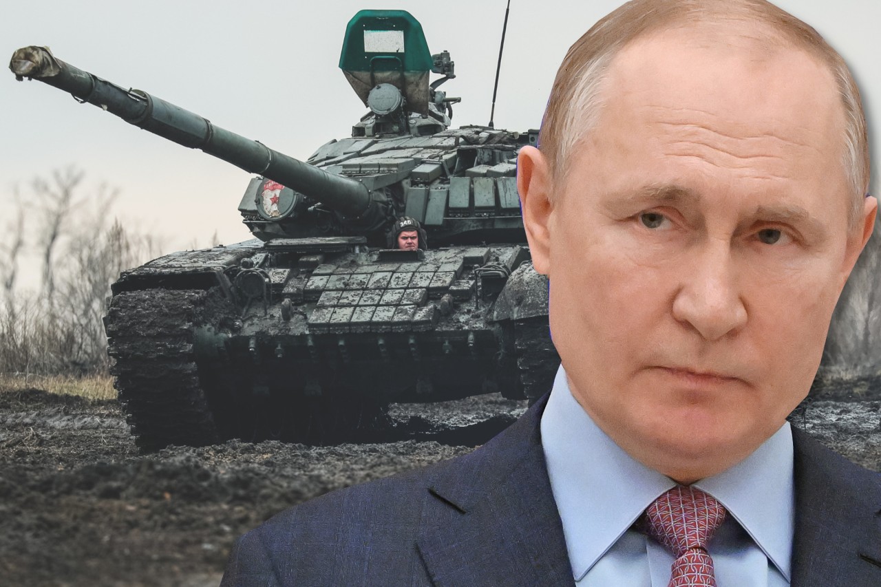 Eskalation im Ukraine-Konflikt: Wladimir Putin ließ seine Armee in die Ostukraine einmarschieren. 
