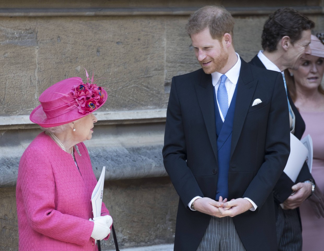 Queen Elizabeth und Enkel Prinz Harry.