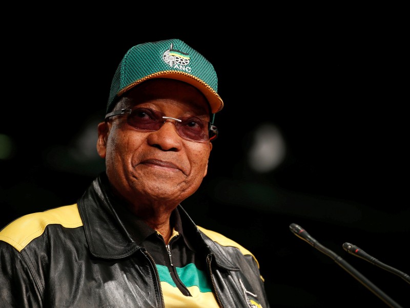 Südafrika ist der einzige afrikanische der G20-Staaten, in Hamburg vertreten durch Präsident Jacob Zuma.