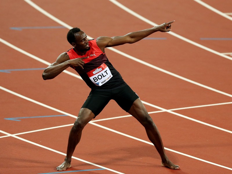 Darf in Rio nicht fehlen: Jamaikas Sprintstar und Weltrekordhalter Usain Bolt. 