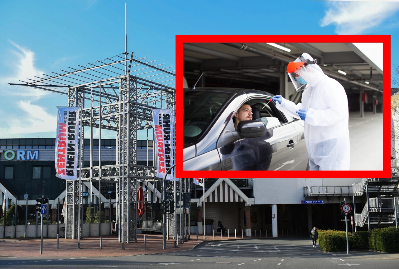 Im Rhein-Ruhr-Zentrum in Mülheim kann man sich vom Auto aus testen lassen. Eigentlich... (Symbolbild)
