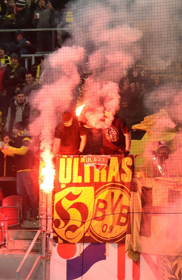 Riots BVB Hooligans Borussia Dortmund