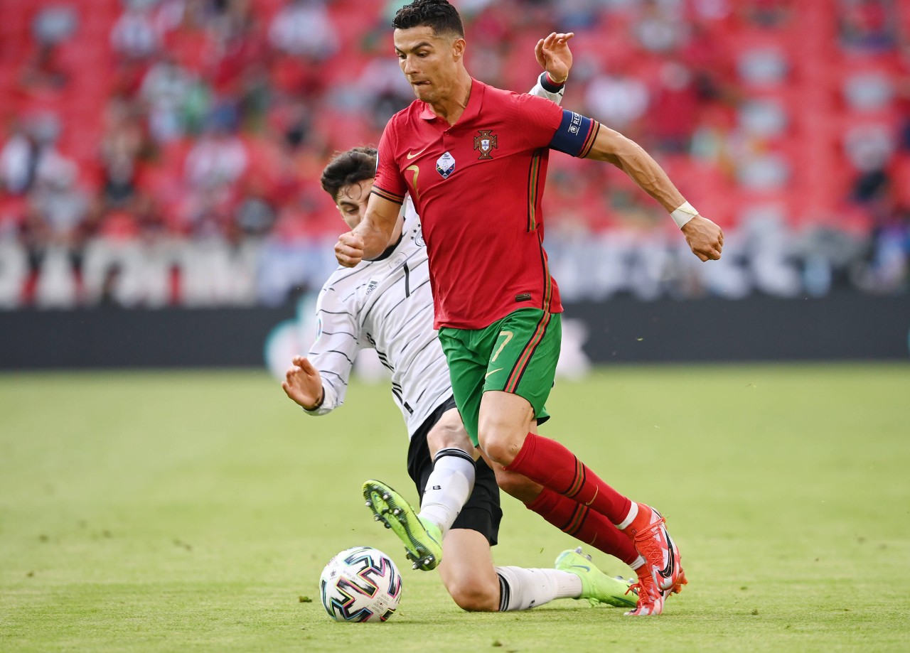 Ronaldo im EM-Duell gegen Deutschlands Havertz.