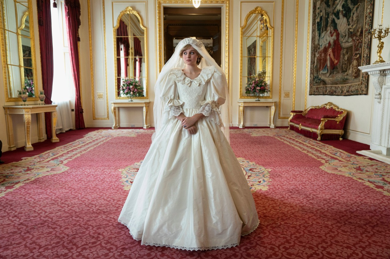Emma Corrin als Lady Di in der vierten Staffel von „The Crown“.