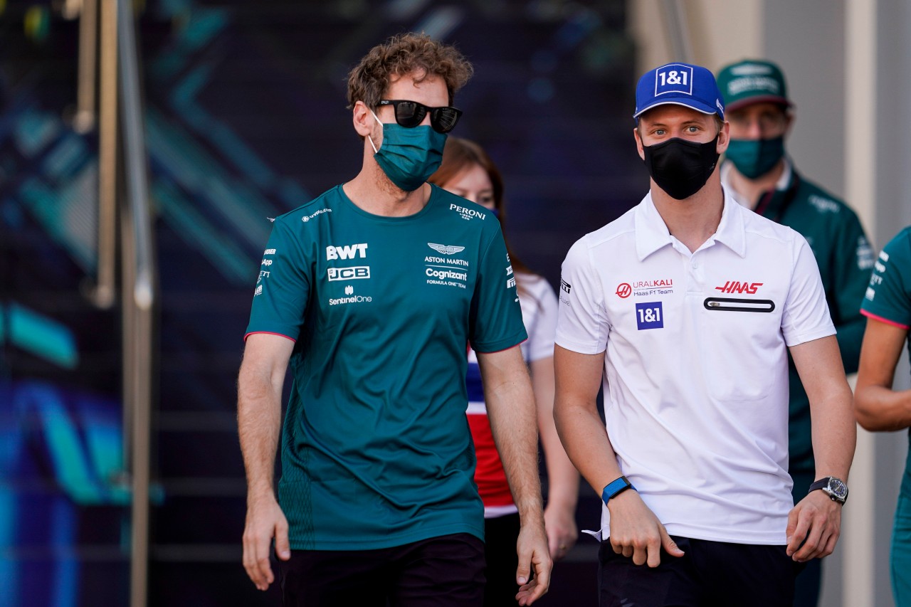 Treten zusammen bei „Race of Champions" an - Sebastian Vettel (link) und Mick Schumacher (rechts).