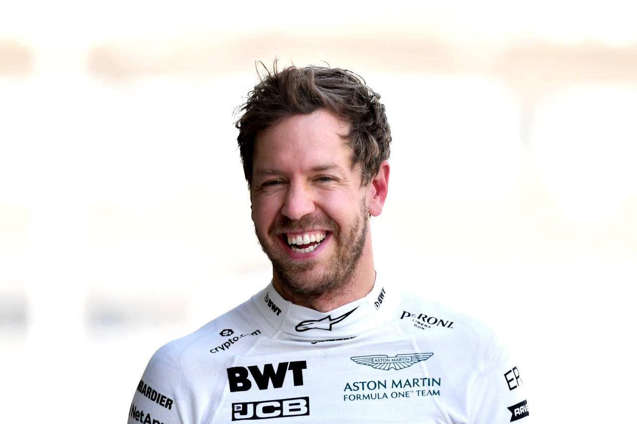 Aston-Martin-Pilot Sebastian Vettel. 