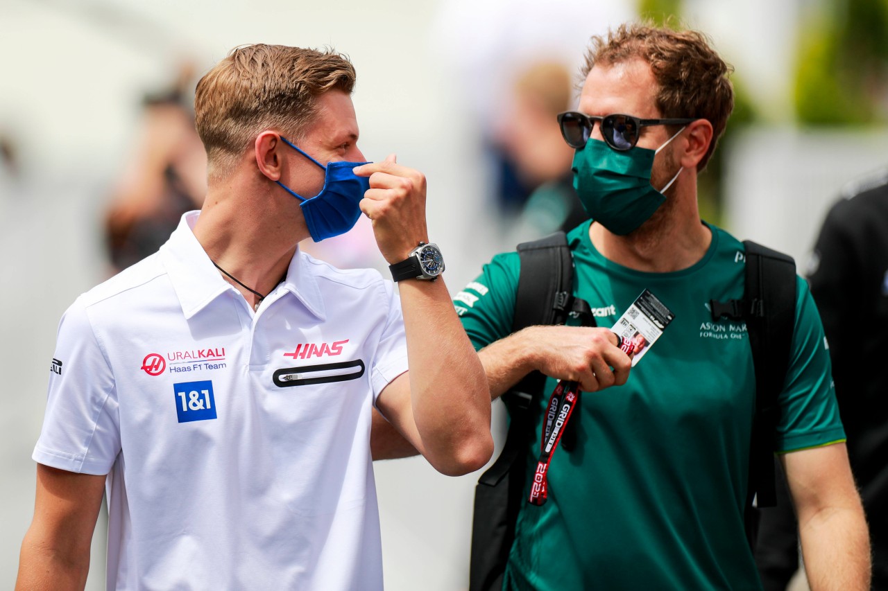 Sebastian Vettel und Mick Schumacher: eine ganz besondere Beziehung.