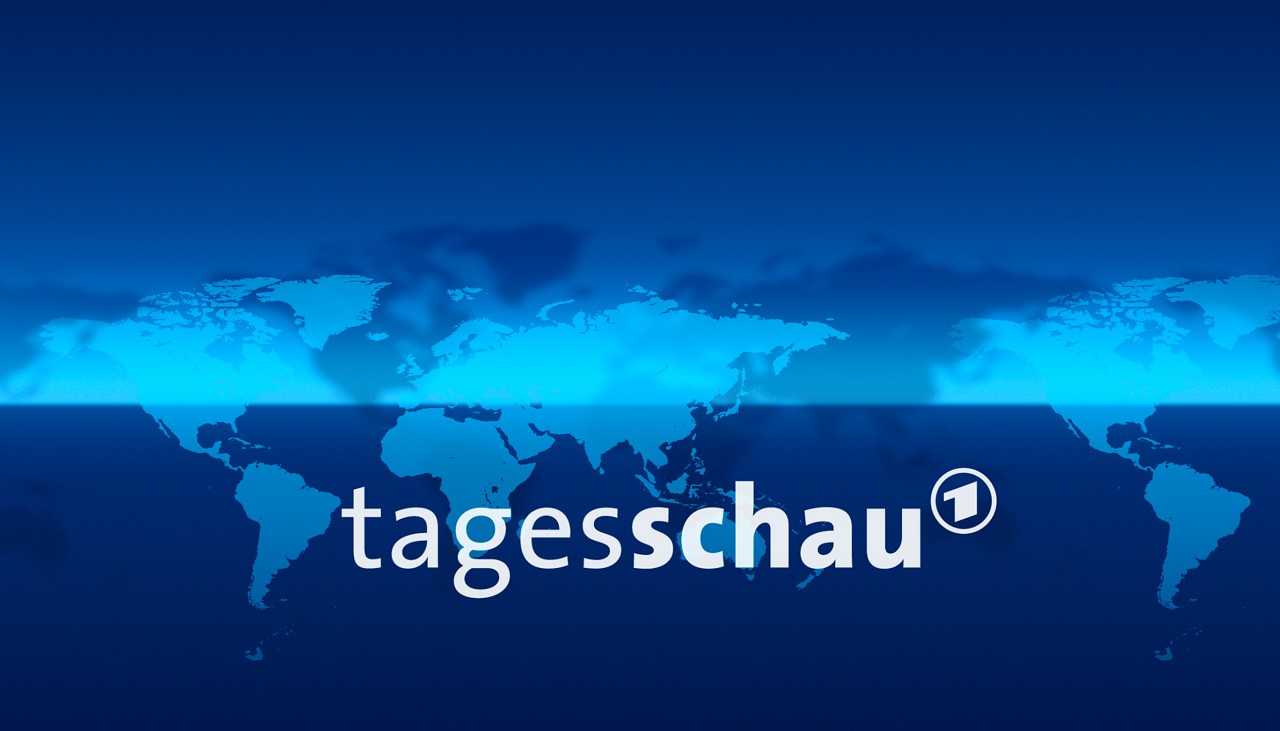 Das Logo der ARD-Nachrichtensendung „Tagesschau“.