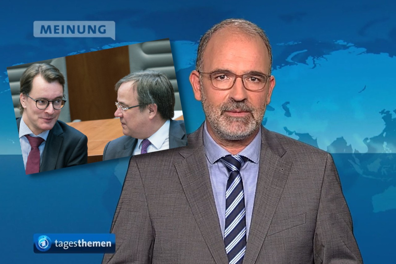 ARD-Journalist Michael Heussen kommentiert die Laschet-Nachfolge in NRW in den Tagesthemen.