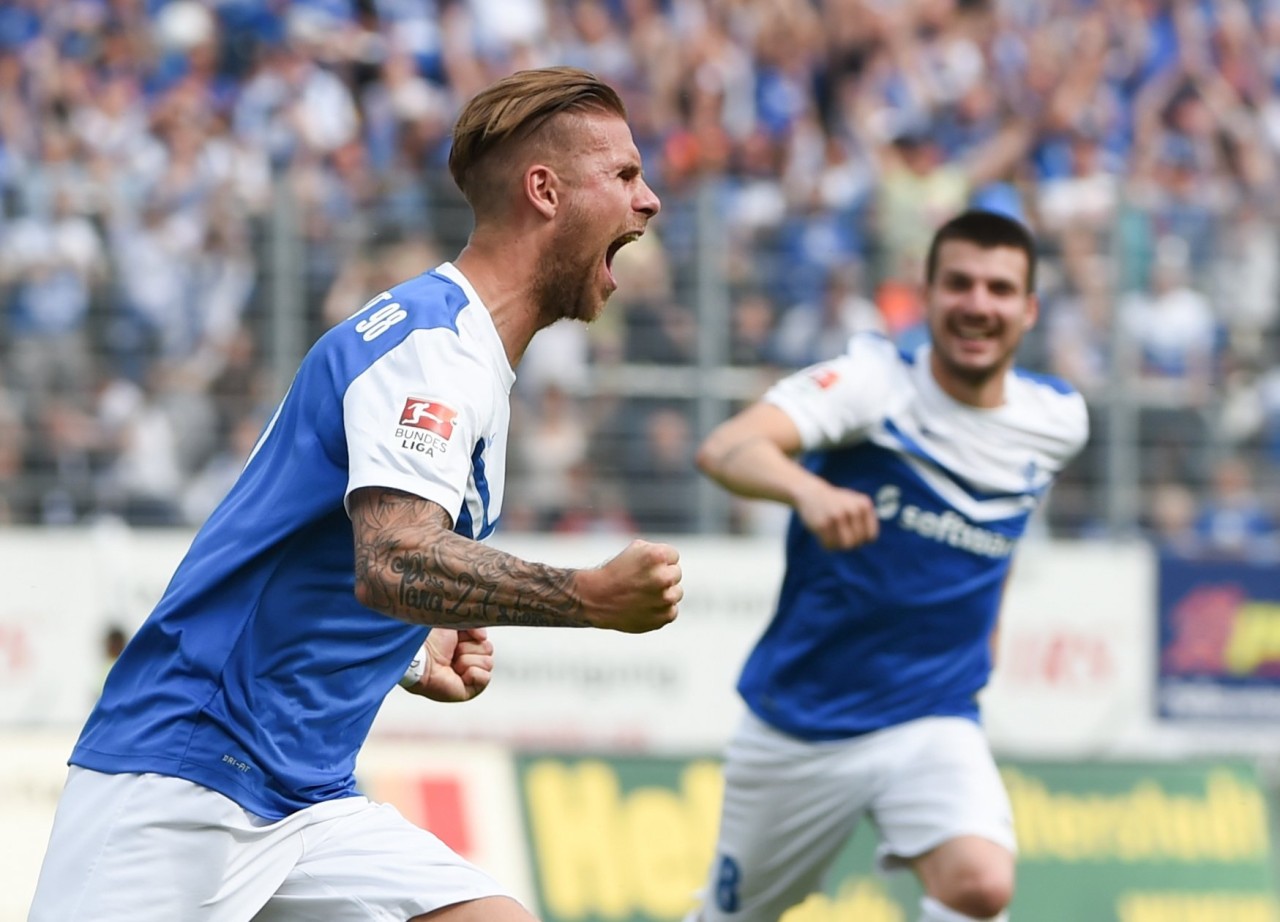 Tobias Kempe schoss den SV Darmstadt 98 mit seinem Freistoßtreffer in die 1. Bundesliga.