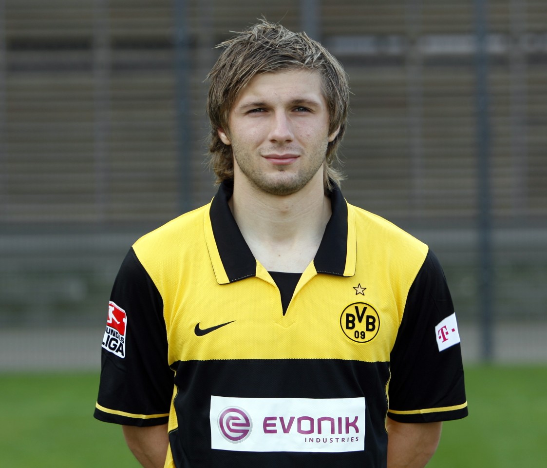 Tyrala im Trikot von Borussia Dortmund.