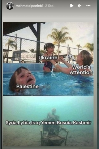 Mit diesem widerlichen Bild hat Mehmet Celebi, Vorstand im Zentralrat der Muslime, die Hilfe für die Ukraine mit der gegenüber muslimischen Ländern verglichen.