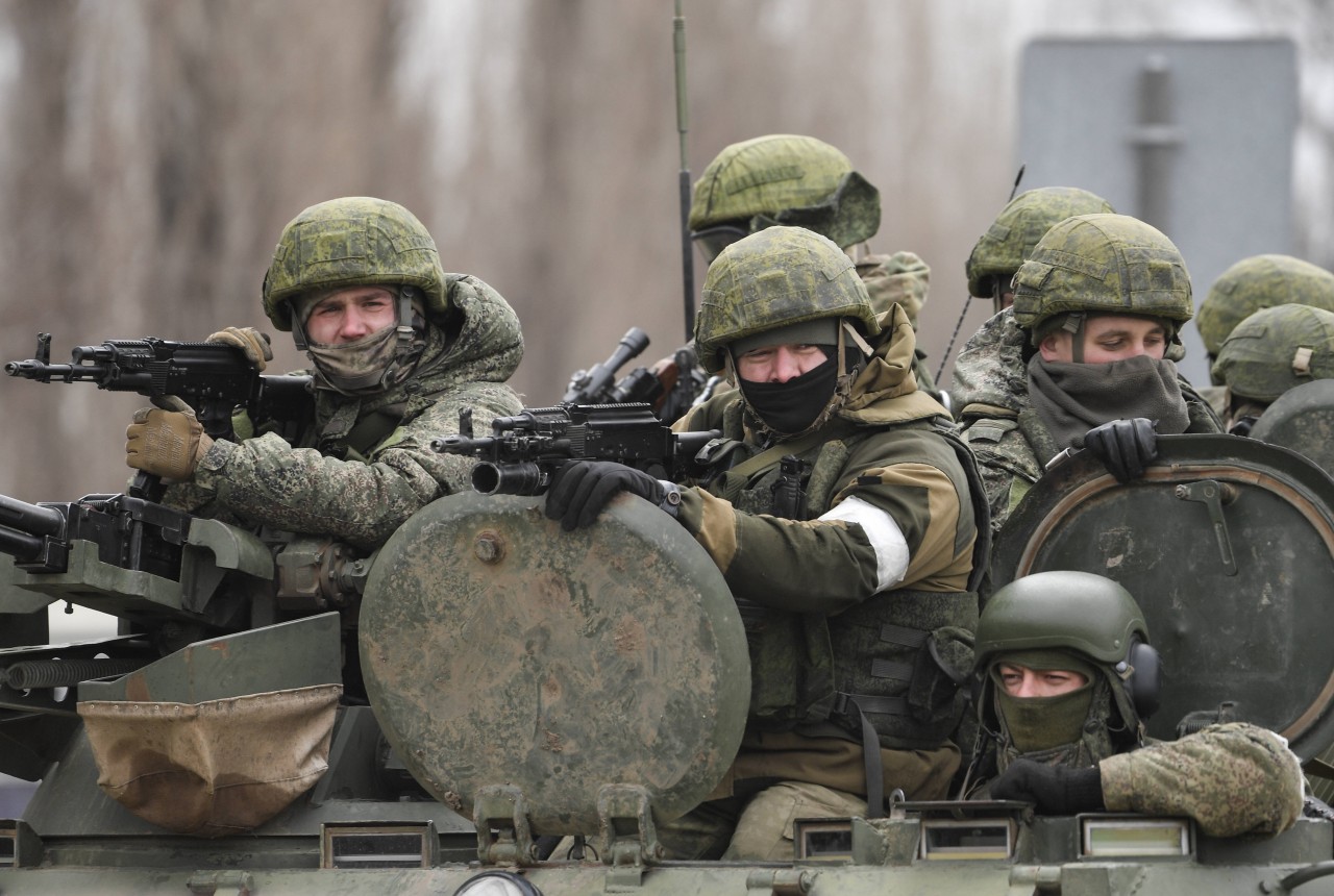 Russische Soldaten im Ukraine-Krieg. (Archivfoto)