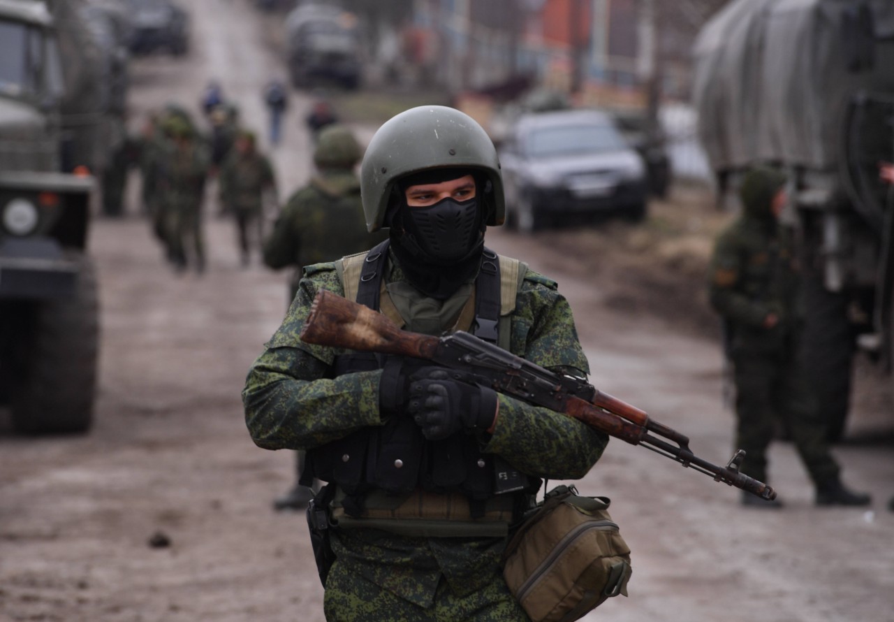 Ukraine-Krieg: Russische Soldaten rücken in die Stadt Konotop vor und bedrohen dort die Bevölkerung mit Artillerie. (Symbolbild)