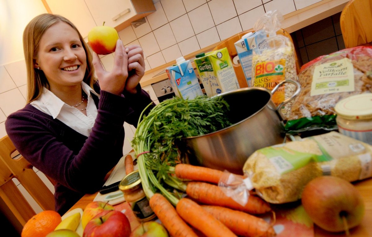 Veganer Vegetarier Fleischesse