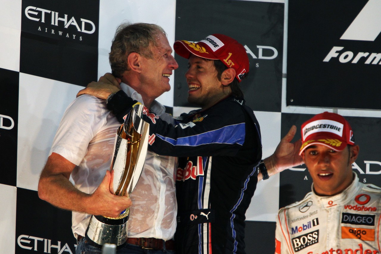 Vettel und Helmut Marko während der erfolgreichen Red-Bull-Zeit.