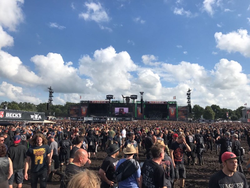 Endlich auch mal schönes Wetter am Samstag beim Wacken!