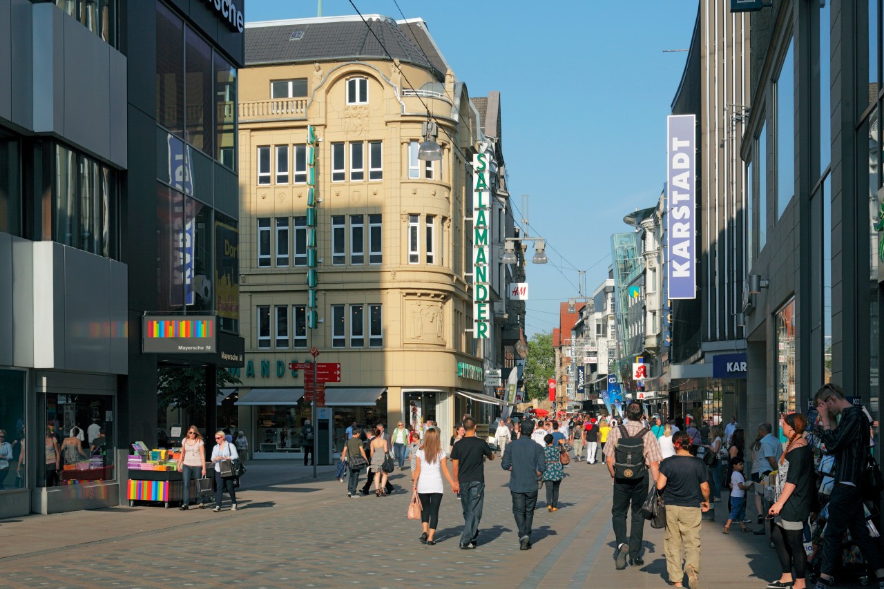 In der Innenstadt von Dortmund müssen Kunden wohl um ein Geschäft bangen. (Symbolbild)