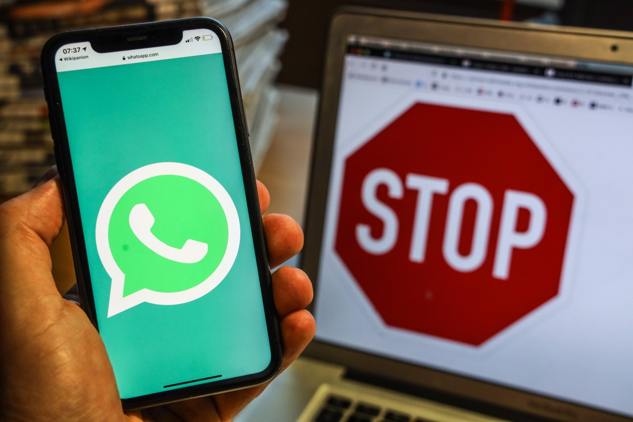Whatsapp hat rund zwei Millionen Nutzer-Konten gelöscht. (Symbolfoto)