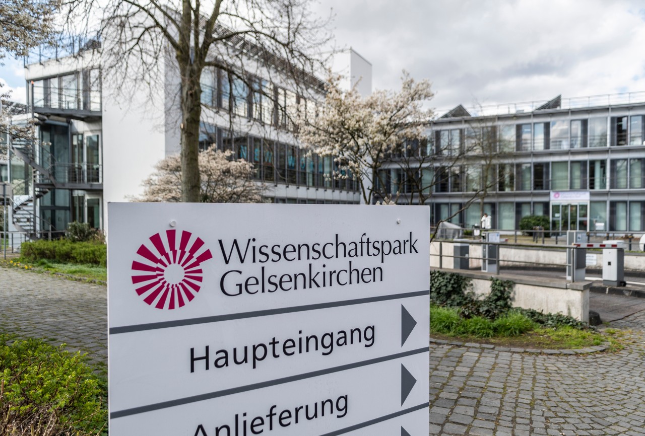 Der Wissenschaftspark Gelsenkirchen. Hier werden laut OB Welge 250 neue Arbeitsplätze entstehen.