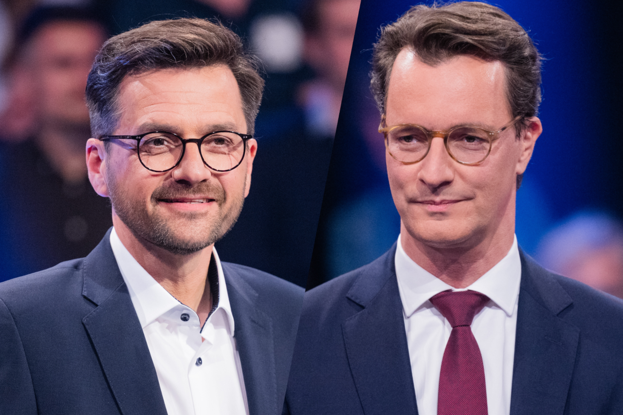 Spannendes TV-Duell: Hendrik Wüst und Thomas Kutschaty treffen im WDR aufeinander. 