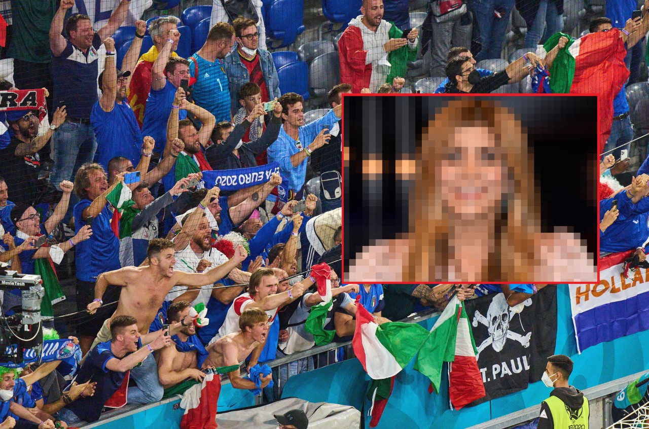 ZDF zeigte das EM-Viertelfinale Italien gegen Belgien und erwischt ein bekanntes Gesicht auf der Tribüne. (Symbolbild)