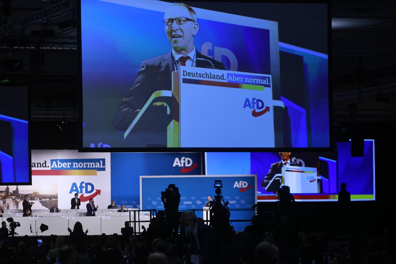 12. Bundesparteitag der AFD in der Messe Dresden.