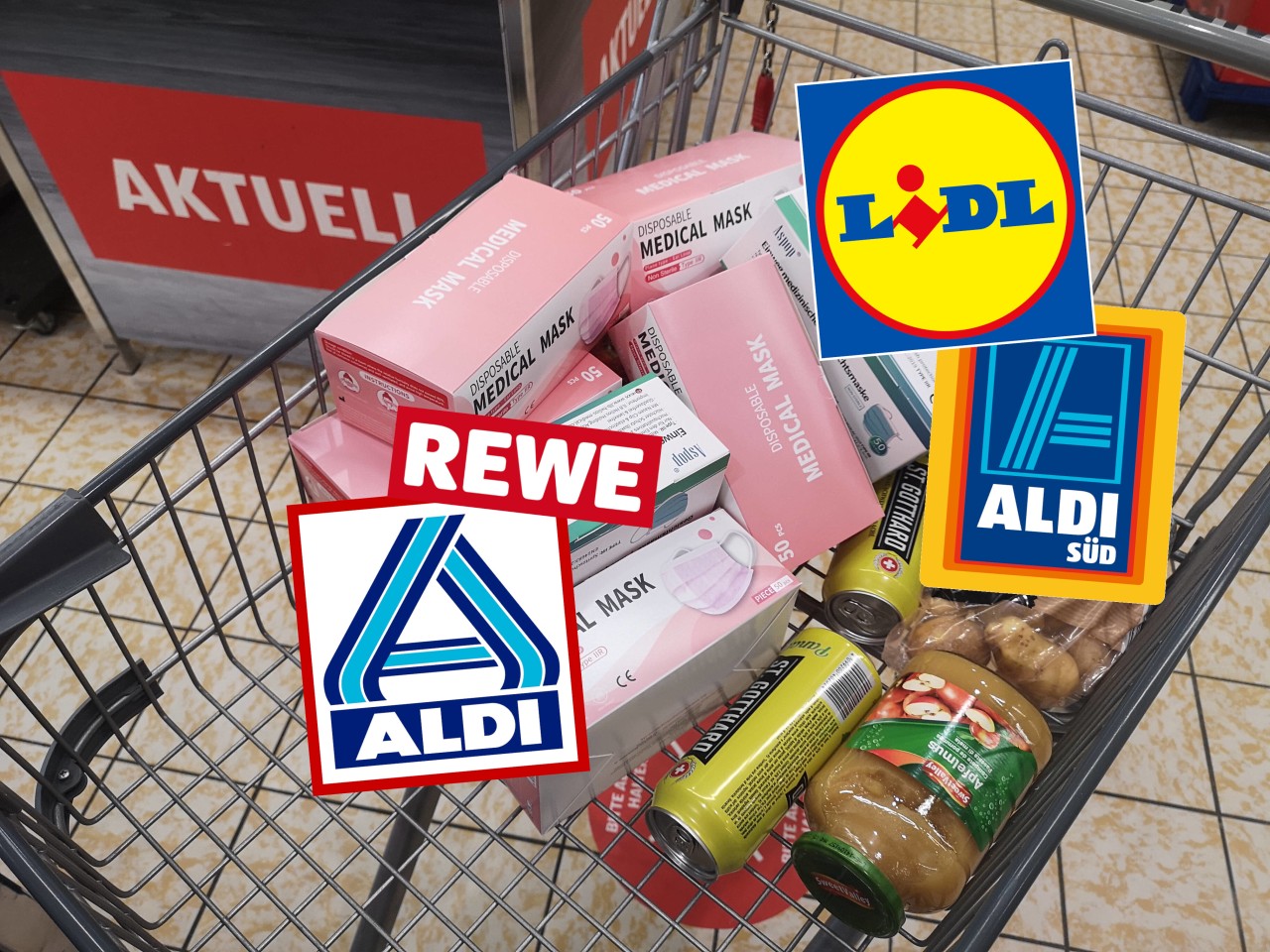 Aldi, Rewe, Lidl und Co.: Bei deinem Einkauf musst du dich auf Änderungen einstellen. (Symbolbild)