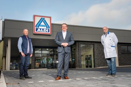 Die neue Aldi-Filiale Nummer 1 in Essen-Schonnebeck.