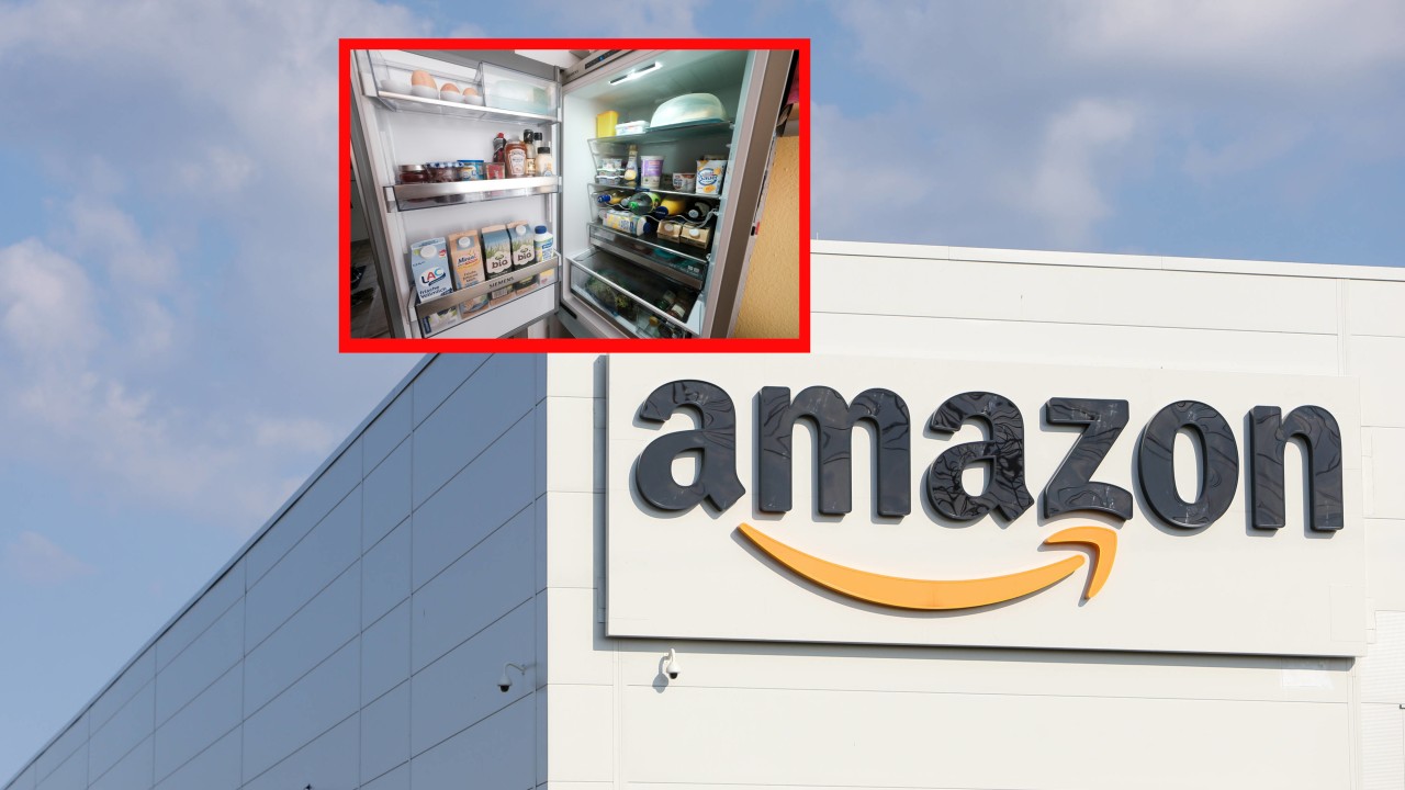 Amazon plant einen äußerst smarten Kühlschrank. Du glaubst nicht, was er alles können soll. (Symbolbild)